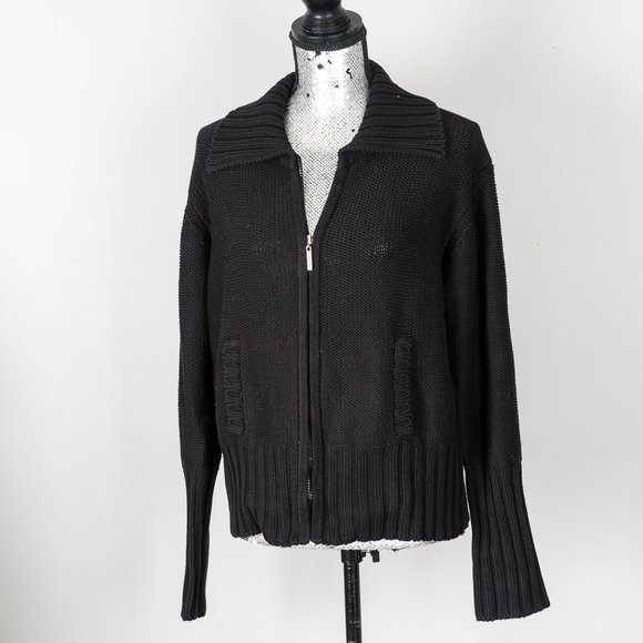 Mr. Jax Cotton zip front cardigan - M - Picture 1 of 3